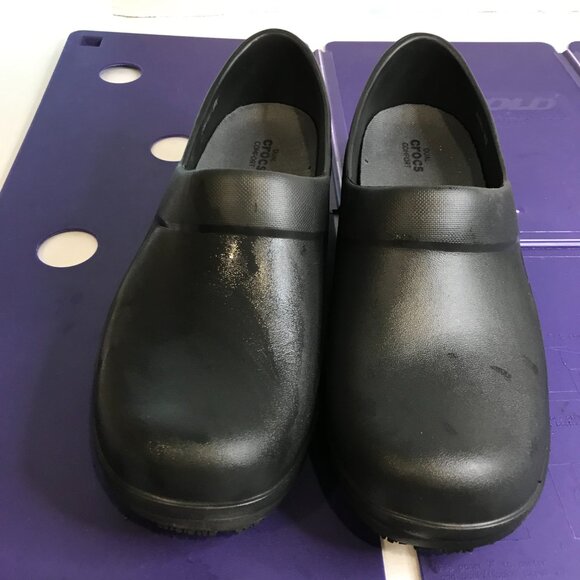 CROCS NERIA PRO II DUAL COMFORT SLIP ONS WOMEN SIZE 10 - Picture 3 of 10